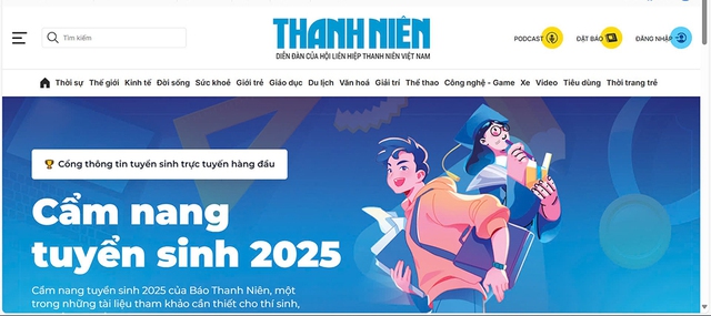 Ra mắt 'Cẩm nang tuyển sinh 2025' phiên bản điện tử - Ảnh 2.