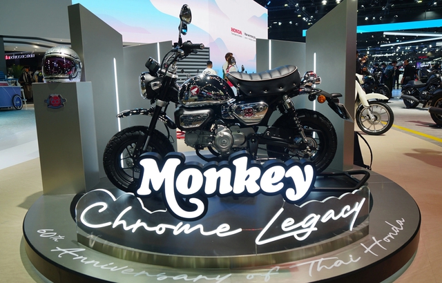 'Xe khỉ' Honda Monkey c&oacute; bản giới hạn kỷ niệm 60 năm, rục rịch về Việt Nam - Ảnh 1.