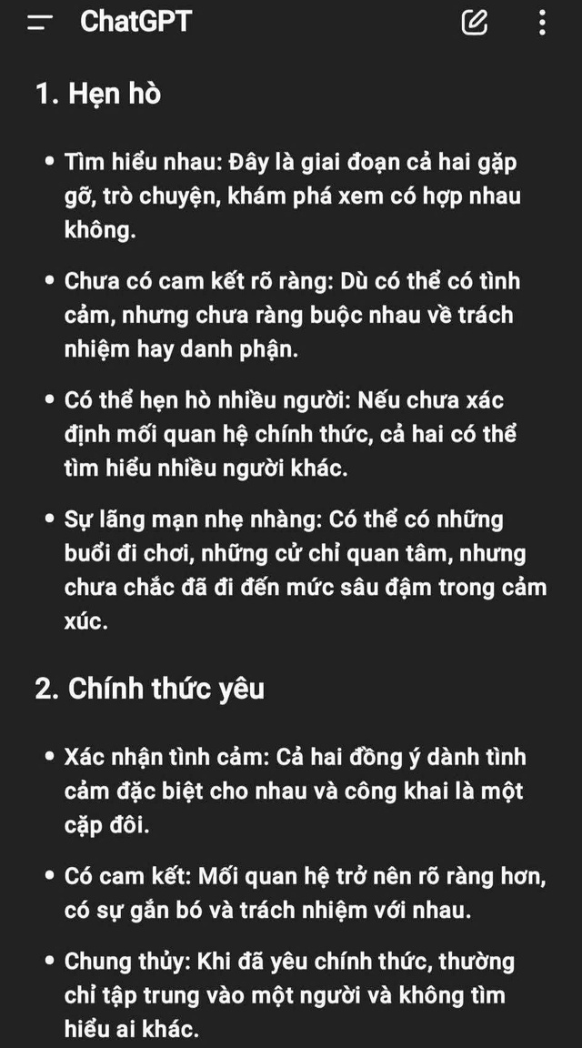 Giữa làn sóng ồn ào chuyện tình cảm của ViruSs: Học yêu từ ChatGPT, nên hay không?- Ảnh 1.