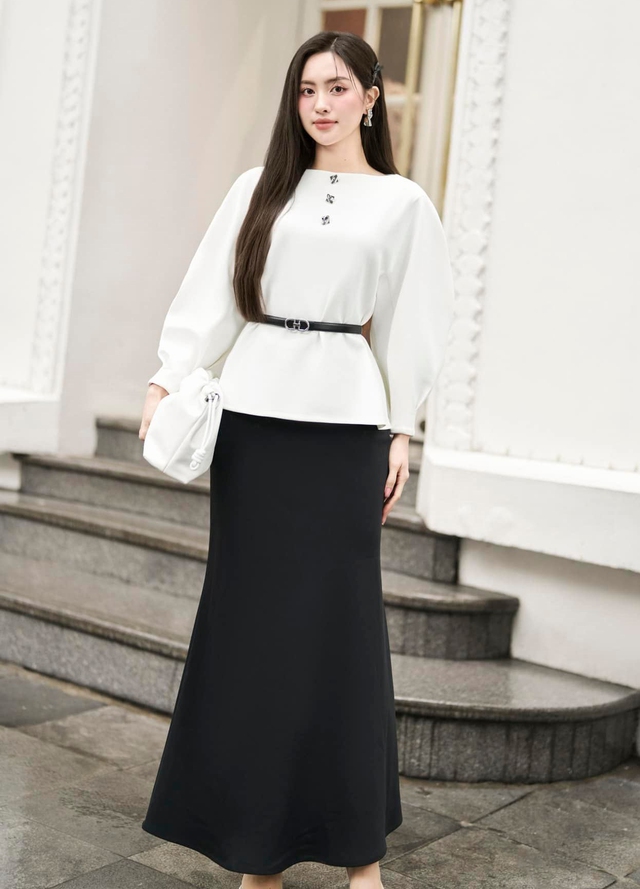 Thời trang trắng đen dễ mặc, dễ đẹp lại không bao giờ lỗi mốt- Ảnh 7.