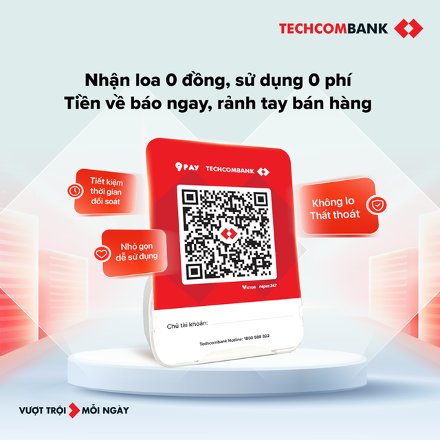 10.000 loa bán hàng Techcombank: Thêm công cụ cho tiểu thương bán hàng hiệu quả - Ảnh 2.