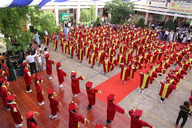 'Giáo viên phải ở trường làm từ 7 giờ 30 tới 16 giờ 30, đúng hay sai?'   - Ảnh 1.