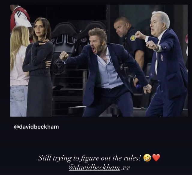 David Beckham và vợ gây bão cảm xúc trái ngược, Messi là đồng sở hữu Inter Miami - Ảnh 1. David Beckham và vợ gây bão cảm xúc trái ngược, Messi là đồng sở hữu Inter Miami - Ảnh 1.