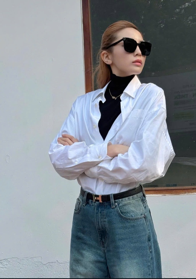 Nâng tầm cho vẻ ngoài với áo sơ mi đơn giản- Ảnh 1. Nâng tầm cho vẻ ngoài với áo sơ mi đơn giản- Ảnh 1.