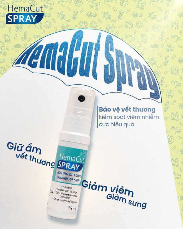 L&agrave;m sao để kiểm so&aacute;t vết thương chuẩn y khoa? Hemacut Spray sẽ trả lời cho bạn- Ảnh 1.