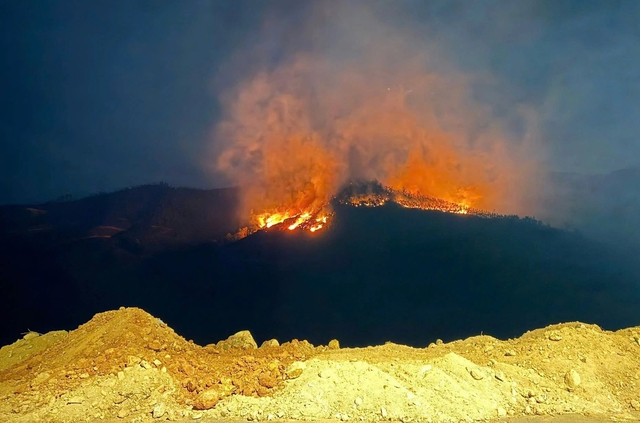 Hơn 700 người xuyên đêm chữa cháy rừng tại Quảng Ninh - Ảnh 2.