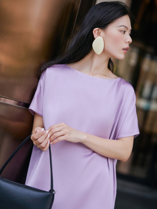 Đầm dài đơn sắc, nét trang nhã an nhiên giữa mùa hạ - Ảnh 3.