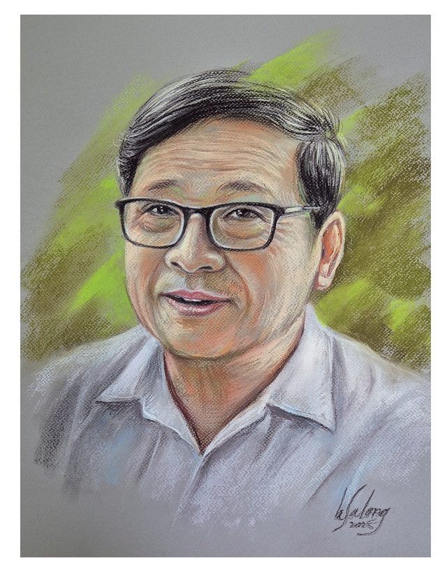 'Dung nhan' hoa hậu Lương Thùy Linh, nhà văn Nguyễn Nhật Ánh qua tranh Lê Sa Long- Ảnh 2.