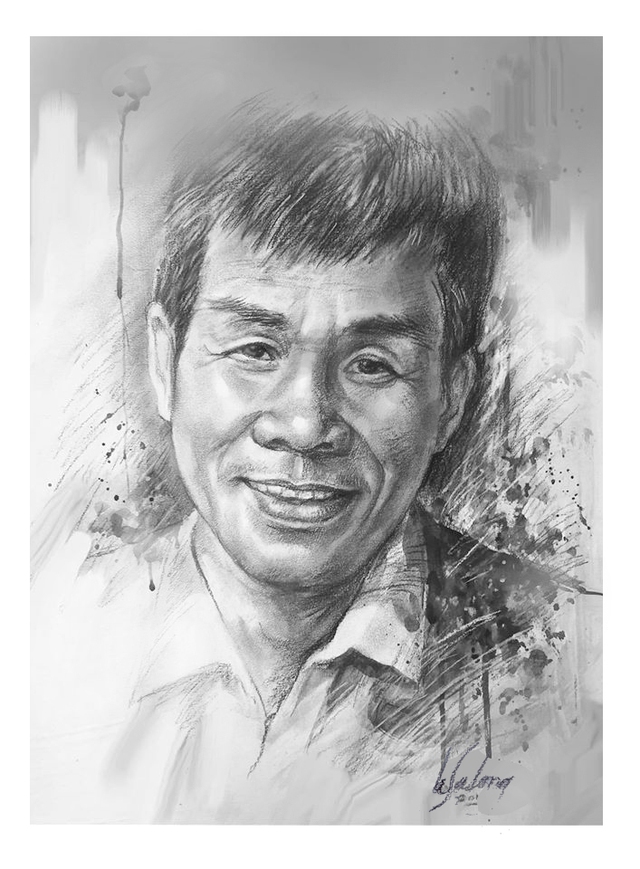 'Dung nhan' hoa hậu Lương Thùy Linh, nhà văn Nguyễn Nhật Ánh qua tranh Lê Sa Long- Ảnh 4.