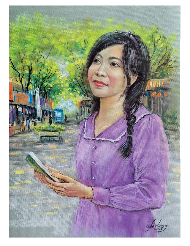 'Dung nhan' hoa hậu Lương Thùy Linh, nhà văn Nguyễn Nhật Ánh qua tranh Lê Sa Long- Ảnh 5.