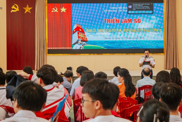 Quảng Trị tổ chức triển lãm số về 2 quần đảo Hoàng Sa, Trường Sa- Ảnh 4.