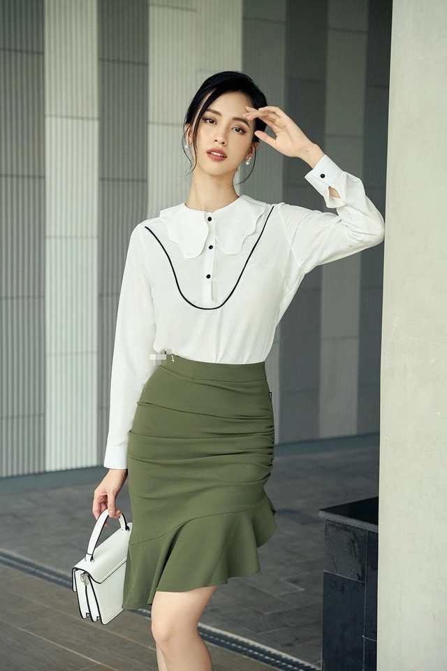 Váy đuôi cá giúp nàng biến hóa phong cách chỉ trong tích tắc - Ảnh 4.