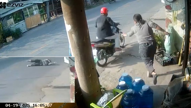Phẫn nộ clip nam thanh niên dàn cảnh mua bia kéo ngã người phụ nữ- Ảnh 1.