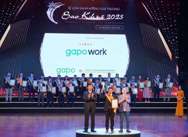 GapoWork bứt phá với Giải thưởng Sao Khuê 5 Sao- Ảnh 1.