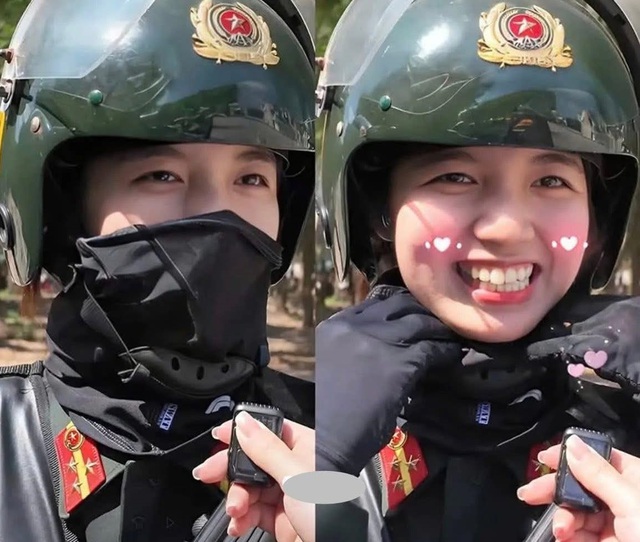 Hai nữ chiến sĩ có 'nụ cười tỏa nắng' khiến dân mạng xao xuyến- Ảnh 1.