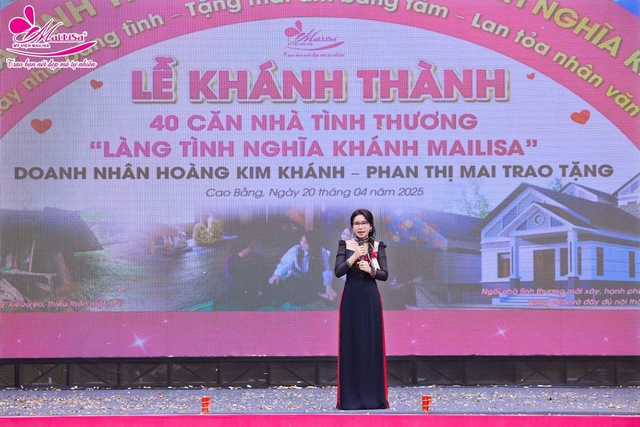 Mailisa khánh thành 40 căn nhà tình thương tại Cao Bằng: Trao mái ấm - Dựng niềm tin- Ảnh 3. Mailisa khánh thành 40 căn nhà tình thương tại Cao Bằng: Trao mái ấm - Dựng niềm tin- Ảnh 3.