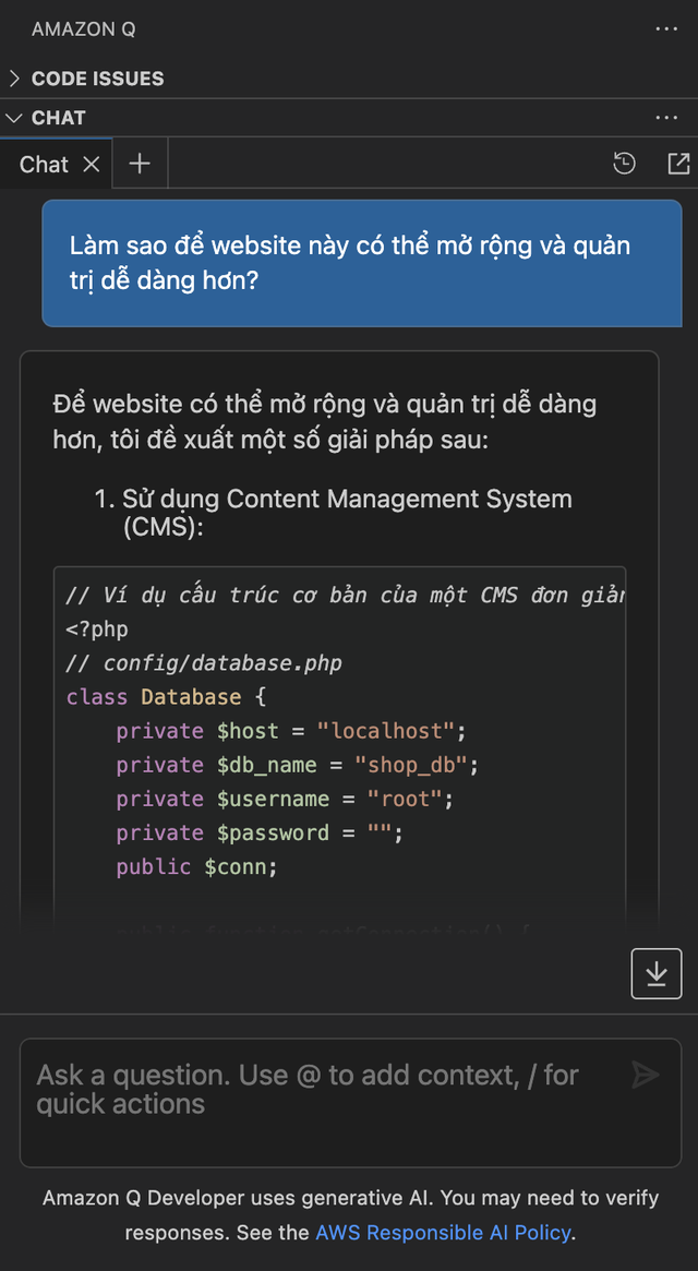 Amazon Q Developer mở rộng hỗ trợ tiếng Việt và nhiều ngôn ngữ khác cho lập trình viên - Ảnh 1.