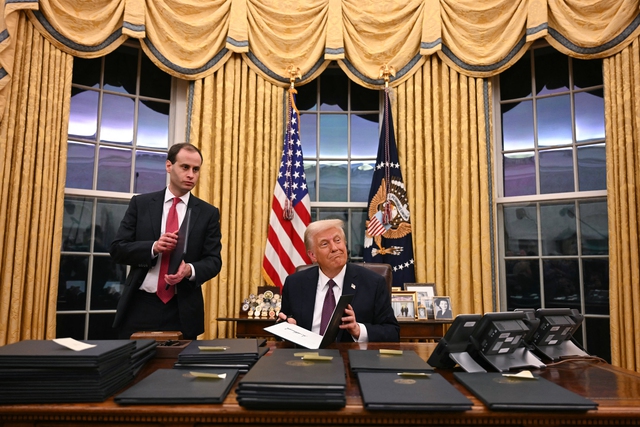 Số lượng sắc lệnh ‘khủng’ của Tổng thống Trump Số lượng sắc lệnh ‘khủng’ của Tổng thống Trump