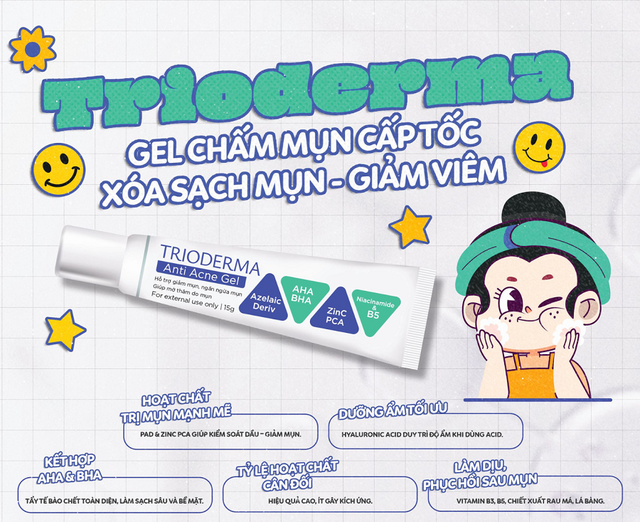 Trioderma: Sản phẩm Việt ứng dụng công thức trị mụn chuẩn quốc tế - Ảnh 1.