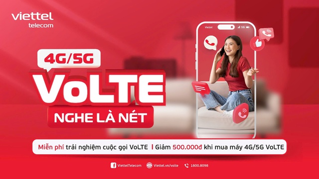 Viettel miễn ph&iacute; 7 ng&agrave;y trải nghiệm cuộc gọi chất lượng cao VoLTE - Ảnh 1.