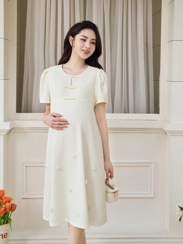 Mặc đẹp trong từng khoảnh khắc thời trang 'bầu bí' - Ảnh 7.