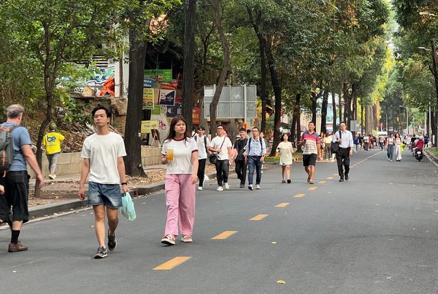 Diễu binh 30.4 ở TP.HCM: Ấn tượng áo dài, cờ đỏ sao vàng- Ảnh 11.