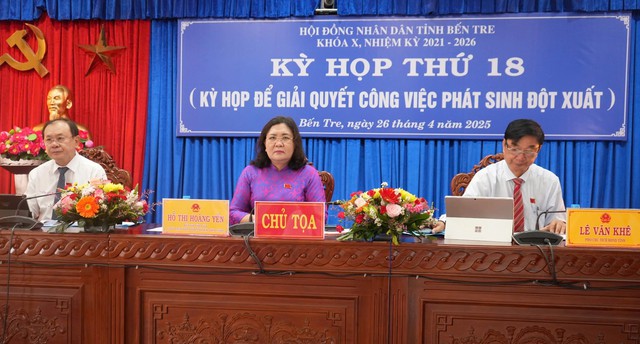 Bến Tre: Thông qua Nghị quyết sắp xếp xã và sáp nhập tỉnh - Ảnh 1.