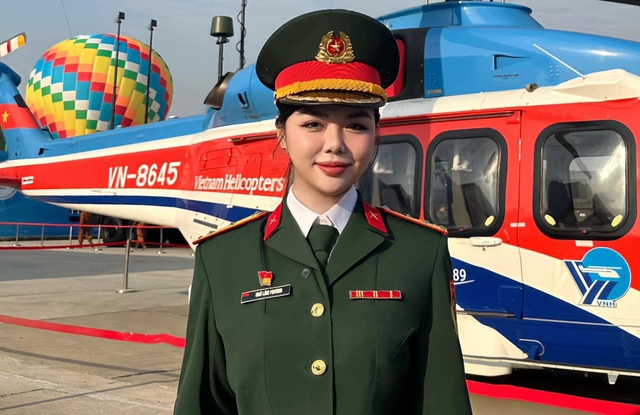 Trung úy cao 1,73m tham gia diễu binh 30.4 gây sốt vì 'xinh như hoa hậu'- Ảnh 1. Trung úy cao 1,73m tham gia diễu binh 30.4 gây sốt vì 'xinh như hoa hậu'- Ảnh 1.