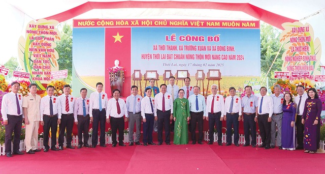Thới Lai tích cực xây dựng nông thôn mới - Ảnh 1.