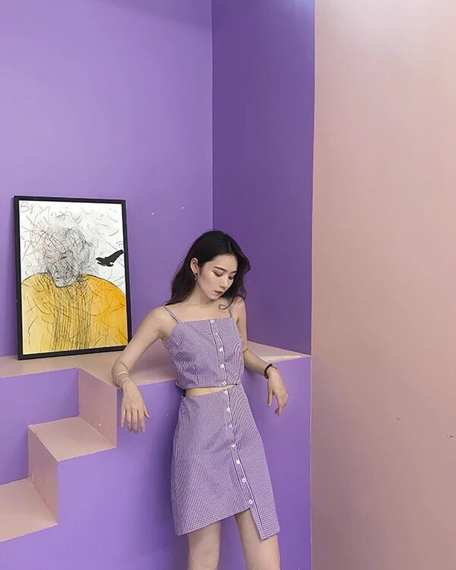 Diện đẹp đơn giản với chân váy chữ A- Ảnh 2.