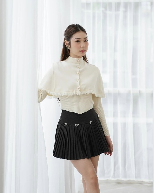 Diện đẹp đơn giản với chân váy chữ A- Ảnh 8.