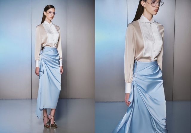 Những kiểu chân váy dài sang trọng, linh hoạt dành cho mùa - Ảnh 12.