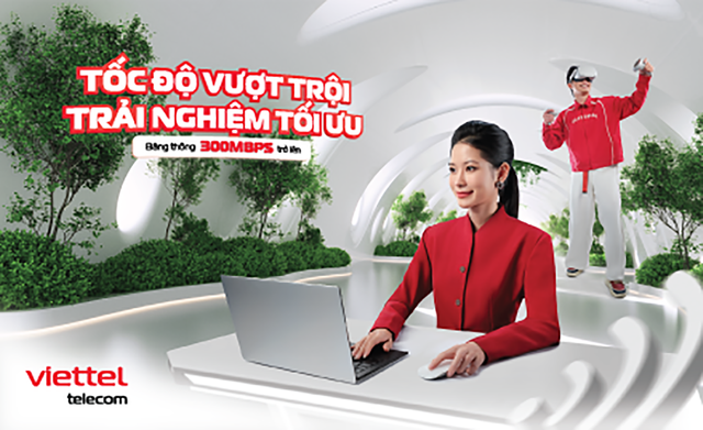 Viettel cung cấp nhóm gói cước internet tốc độ vượt trội, tối thiểu từ 300 Mbps- Ảnh 1.