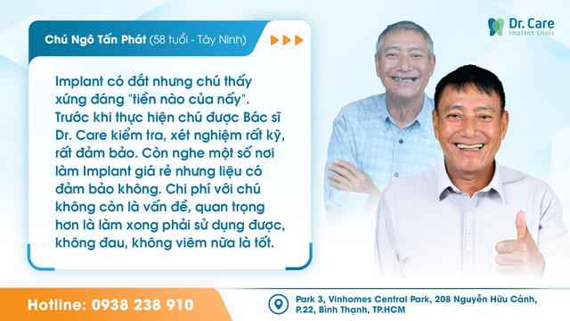 Trồng implant tuổi trung niên, chọn sức khỏe hay chi phí rẻ? - Ảnh 5.
