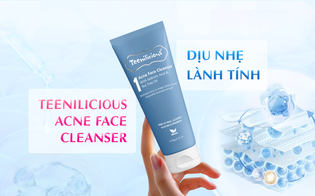 'Check var' Sữa rửa mặt Teenilicious Acne Face Cleanser được nhiều tín đồ skincare đánh giá cao - Ảnh 1.
