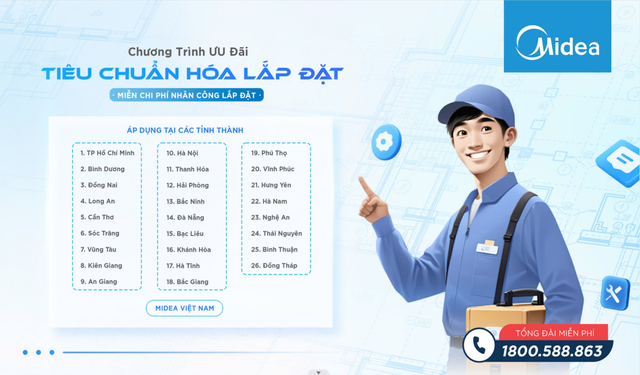 Midea Celest: Điều h&ograve;a AI biến tần, tiết kiệm năng lượng, 'th&aacute;ch thức' nắng n&oacute;ng - Ảnh 4.