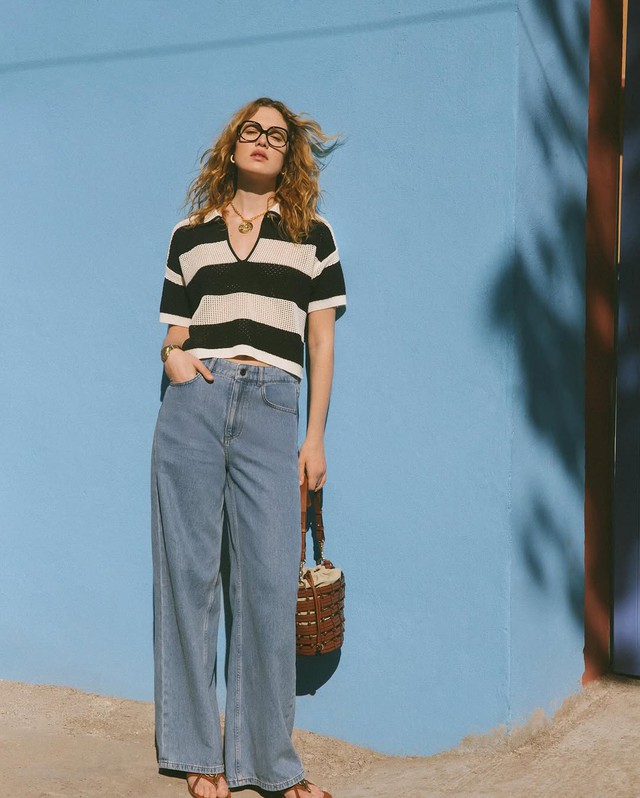Diện những kiểu áo này cùng jeans là chuẩn đẹp - Ảnh 5.