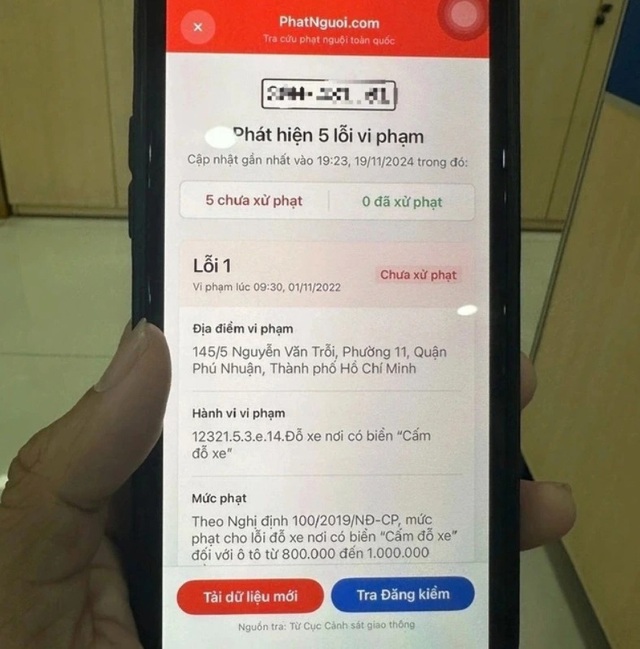 Lăng k&iacute;nh bạn đọc: Tỉnh t&aacute;o trước bẫy lừa th&ocirc;ng b&aacute;o phạt nguội - Ảnh 1.