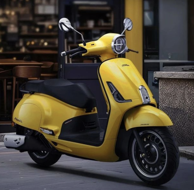Xe tay ga Honda sản xuất tại Trung Quốc, kiểu dáng giống Vespa - Ảnh 2.