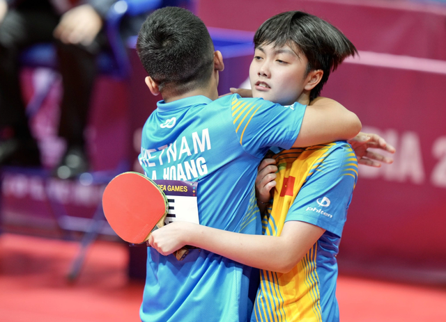 Nh&agrave; v&ocirc; địch SEA Games c&ugrave;ng 200 VĐV tranh t&agrave;i ở giải b&oacute;ng b&agrave;n quốc gia - Ảnh 1.