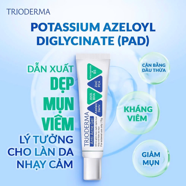 Đột phá mới từ PAD – dẫn xuất Azelaic thế hệ mới trị mụn, sáng da Đột phá mới từ PAD – dẫn xuất Azelaic thế hệ mới trị mụn, sáng da