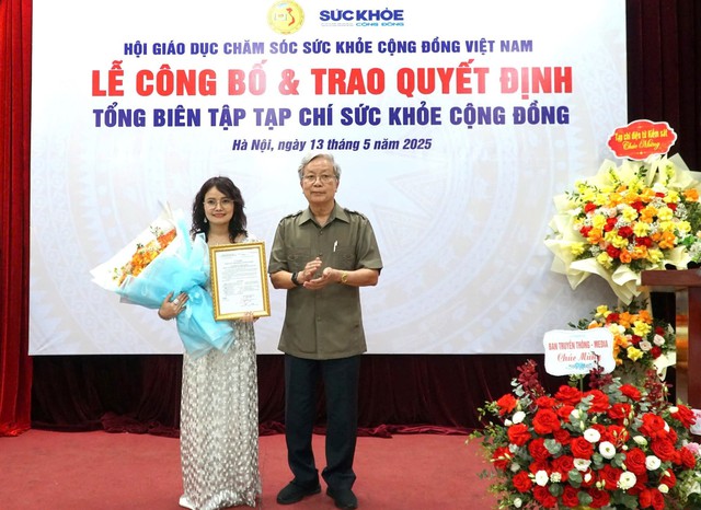 Bổ nhiệm Tổng biên tập Tạp chí Sức khỏe Cộng đồng Bổ nhiệm Tổng biên tập Tạp chí Sức khỏe Cộng đồng