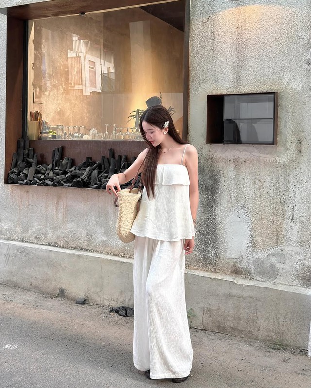 Tự do, phóng khoáng với quần ống suông - Ảnh 3.