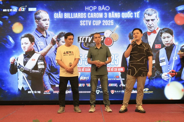 Trần Quyết Chiến, Bao Phương Vinh săn tiền thưởng ‘khủng’ giải billiards quốc tế SCTV Cup 2025 Trần Quyết Chiến, Bao Phương Vinh săn tiền thưởng ‘khủng’ giải billiards quốc tế SCTV Cup 2025