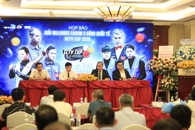 Trần Quyết Chiến, Bao Phương Vinh săn tiền thưởng 'khủng' giải billiards quốc tế SCTV Cup 2025- Ảnh 2. Trần Quyết Chiến, Bao Phương Vinh săn tiền thưởng 'khủng' giải billiards quốc tế SCTV Cup 2025- Ảnh 2.