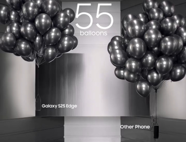 Samsung chế giễu iPhone 'dày và nặng' - Ảnh 2.