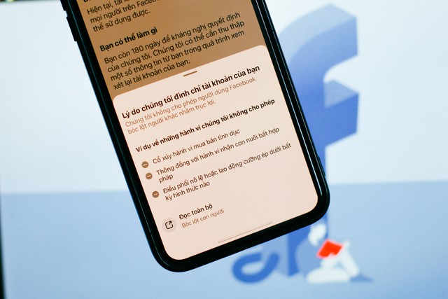 Người dùng hoang mang khi bất ngờ bị Facebook khóa tài khoản Người dùng hoang mang khi bất ngờ bị Facebook khóa tài khoản