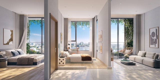 The Infinity - Căn hộ vườn treo ba ban công trong kỷ nguyên sống khỏe- Ảnh 1.