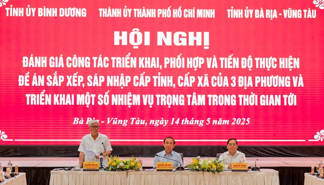 TP.HCM, Bà Rịa – Vũng Tàu và Bình Dương đánh giá tiến độ sắp xếp, sáp nhập TP.HCM, Bà Rịa – Vũng Tàu và Bình Dương đánh giá tiến độ sắp xếp, sáp nhập