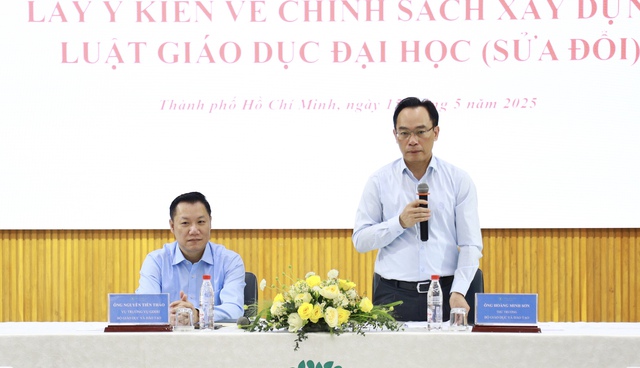 Luật Giáo dục ĐH sửa đổi có độ dài chỉ bằng khoảng 50% luật hiện hành - Ảnh 1.